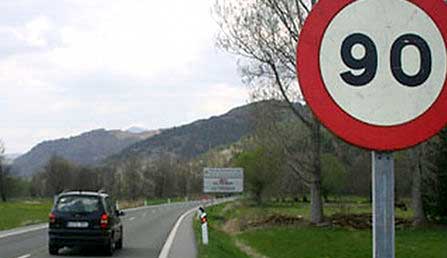 velocidad carreteras